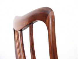 Mid-Century Modern Danish set of 4 chairs in Rio rosewood model Ingrid by Niels Koefoed