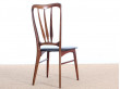 Mid-Century Modern Danish set of 4 chairs in Rio rosewood model Ingrid by Niels Koefoed