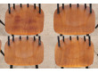 Mid-Century  modern set of 4 Fanett chairs by Ilmari Tapiovaara