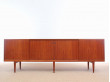 Mid-Century  modern tall sideboard by Harry Rosengren Hansen