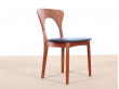 Mid-Century Modern Danish 6 Peter Chairs set  in teak  by Niels Koefoed 