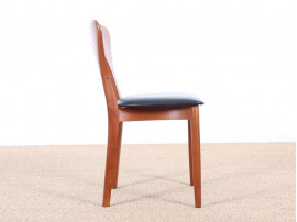 Mid-Century Modern Danish 6 Peter Chairs set  in teak  by Niels Koefoed 