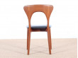 Mid-Century Modern Danish 6 Peter Chairs set  in teak  by Niels Koefoed 