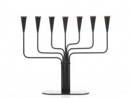 Mid-Century modern pair of Ystad Metall, Gunnar Ander candelabras 