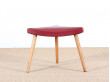 Mid-Century  modern danish 3 legs stool in oak