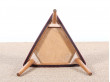 Tabouret scandinave tripode en chêne
