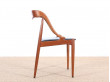 Mid-Century Modern scandinavian set of 4 chairs in teak by Johannes Andersen