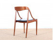 Mid-Century Modern scandinavian set of 4 chairs in teak by Johannes Andersen