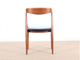 Mid-Century Modern scandinavian set of 4 chairs in teak by Johannes Andersen