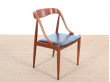 Mid-Century Modern scandinavian set of 4 chairs in teak by Johannes Andersen