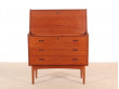 Mid-Century Modern scandinavian secretary in teak by Arne Wahl Iversen.