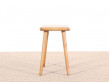 Mid-Century  modern scandinavian lounge stool model "Palle" by Yngve Ekström. 