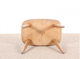 Mid-Century  modern scandinavian lounge stool model "Palle" by Yngve Ekström. 