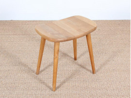 Tabouret scandinave en hêtre modèle "Palle" Stool de  Yngve Ekström