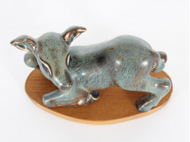 Mid modern scandinavian ceramic. Fawn by Gunar Nylund