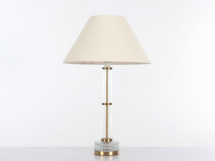 Lampe à poser scandinave en cristal 