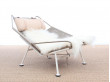 Lounge chair Flag Halyard PP 225 by Hans Wegner new edition