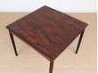 Mid-Century  modern dining table in rosewood 4/6 seats by Poul Hundevad