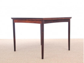 Mid-Century  modern dining table in rosewood 4/6 seats by Poul Hundevad