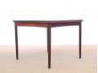 Mid-Century  modern dining table in rosewood 4/6 seats by Poul Hundevad