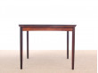 Mid-Century  modern dining table in rosewood 4/6 seats by Poul Hundevad