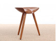 Mid-Century  modern danish 3 legs stool in oak by Mogens Lassen