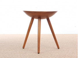 Mid-Century  modern danish 3 legs stool in oak by Mogens Lassen