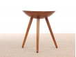 Mid-Century  modern danish 3 legs stool in oak by Mogens Lassen