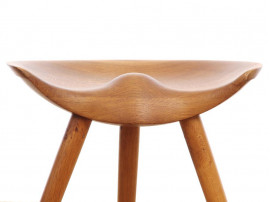 Tabouret danois tripode en chêne modèle ML42 édition originale