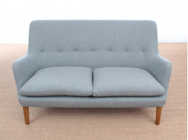 Mid-Century Modern scandinavian 2 seats sofa by Arne Vodder AV 53 new release.