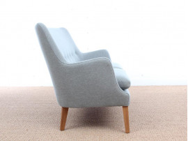 Mid-Century Modern scandinavian 2 seats sofa by Arne Vodder AV 53 new release.