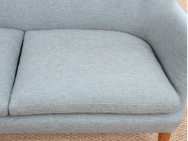 Mid-Century Modern scandinavian 2 seats sofa by Arne Vodder AV 53 new release.