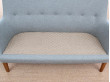 Mid-Century Modern scandinavian 2 seats sofa by Arne Vodder AV 53 new release.