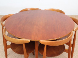 Heart dining set de Hans Wegner