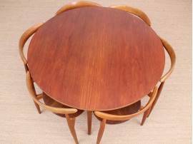 Mid-Century modern  "Heart Dining Set" by Hans J. Wegner 