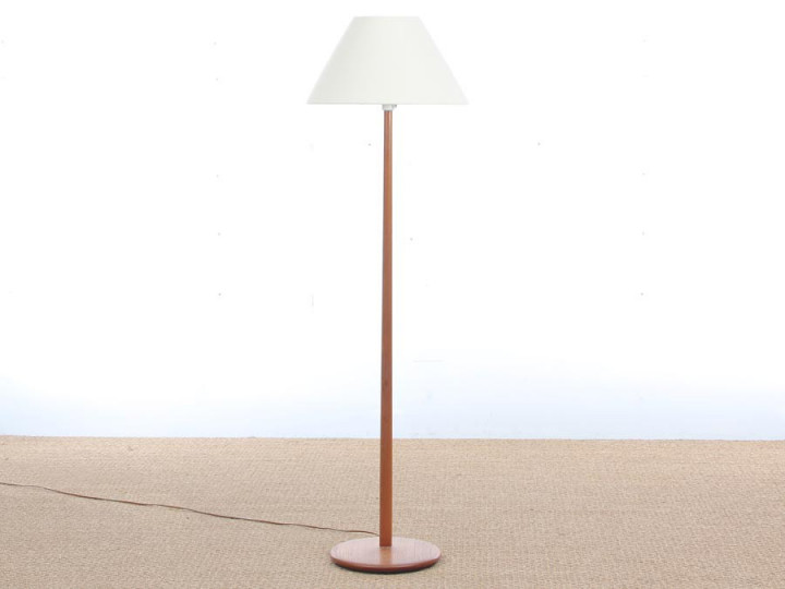 Mid-Century Modern scandinavian floor lamp in teak by Uno & Osten Kristensson