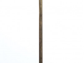 Mid-Century Modern scandinavianpair of floor lamp in brass and acrylic.