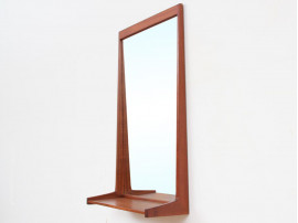 Mid century modern scandinavian mirror in teak by Kai Kristiansen