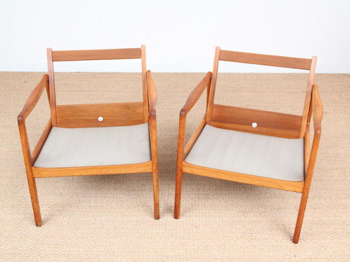 Fauteuil inclinable vintage modèle Panter, designer Arnt Lande pour Westnofa - Ameublement