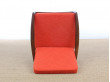 Mid-Century Modern Danish lounge chair in Rio rosewood model paper Knive by Kai Kristiansen