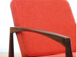 Mid-Century Modern Danish lounge chair in Rio rosewood model paper Knive by Kai Kristiansen