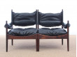 Mid-Century Modern Danish 2 seats sofa in Rio rosewood model Modus by Kristian Vedel