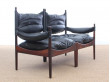 Mid-Century Modern Danish 2 seats sofa in Rio rosewood model Modus by Kristian Vedel