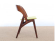 Mid-Century Modern Danish set of 4 dining chairs in Rio rosewood 