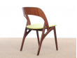 Mid-Century Modern Danish set of 4 dining chairs in Rio rosewood 