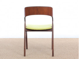 Mid-Century Modern Danish set of 4 dining chairs in Rio rosewood 