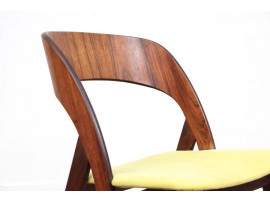 Mid-Century Modern Danish set of 4 dining chairs in Rio rosewood 