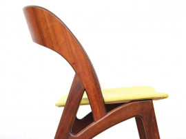 Mid-Century Modern Danish set of 4 dining chairs in Rio rosewood 