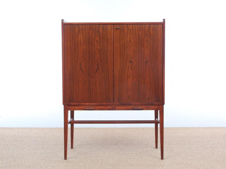 Mid-Century  modern scandinavian cabinet in Rio rosewood