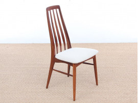 Mid-Century Modern Danish set of 4 chairs in Rio rosewood model Eva by Niels Kofoed